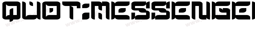 quot;Messenger Texture字体转换